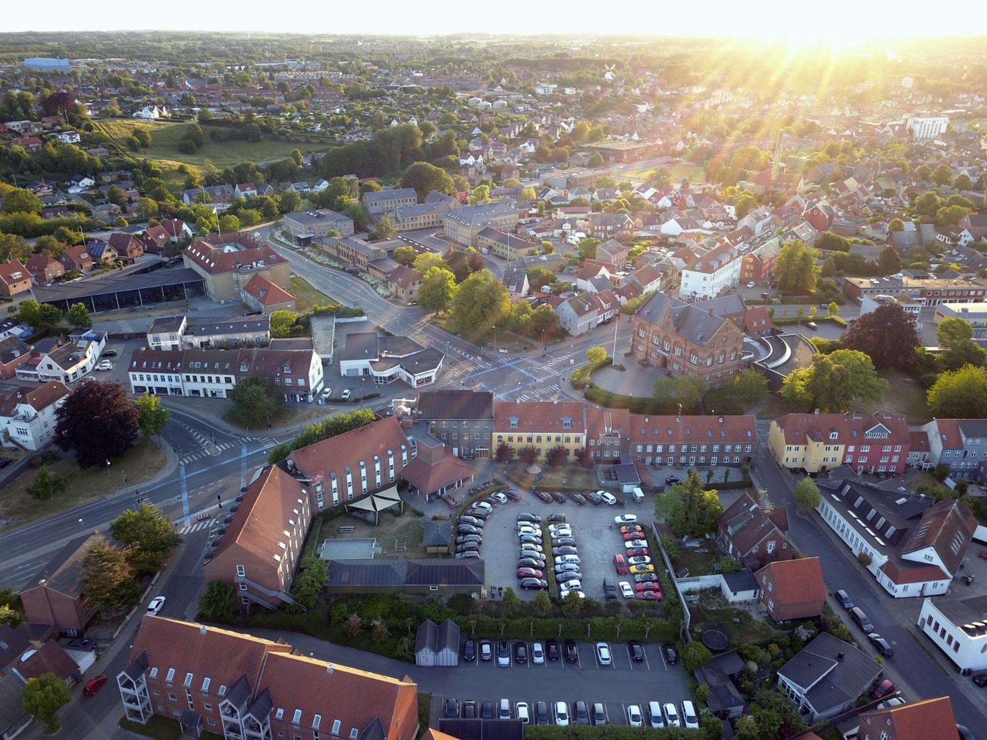 스벤보르 Stoberiet 호스텔 외부 사진 Aerial view